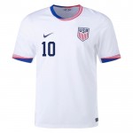 Günstige Fußballtrikots USA Pulisic 10 Heimtrikot 2024 Kurzarm